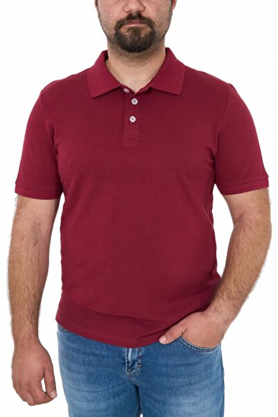 Glo Story Tricou polo clasic, mărime mare, Patrik, bordo