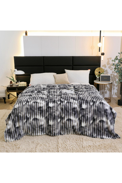 OEM Cocolino fluffy blanket, 200x230 cm, gray, PCB530