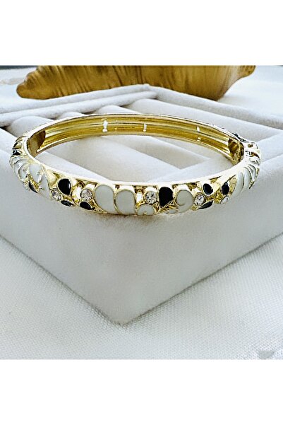 VNS Accessories سوار بتصميم عتيق مزين بالأحجار المينا