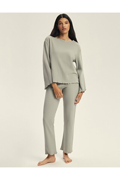 ESOTIQ Pantaloni de trening pentru femei, pantaloni de casă, cu croi larg pe ...