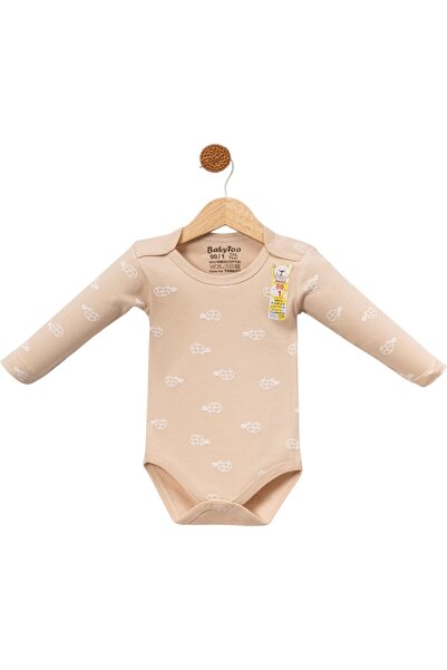 GMG Baby بدلة بأكمام طويلة بنمط السلحفاة بنية اللون اللبني للأولاد 3 سنوات، 4...