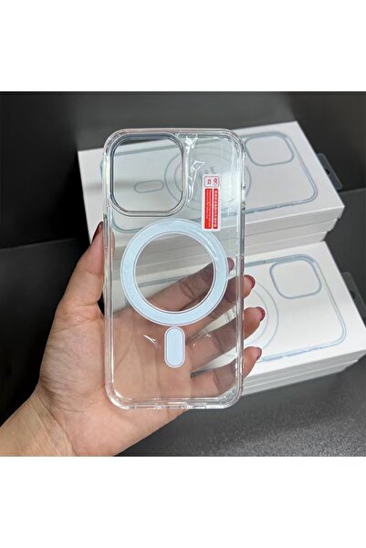 Generic iPhone 16 Transparent Magnetic Wireless Charging Phone Case