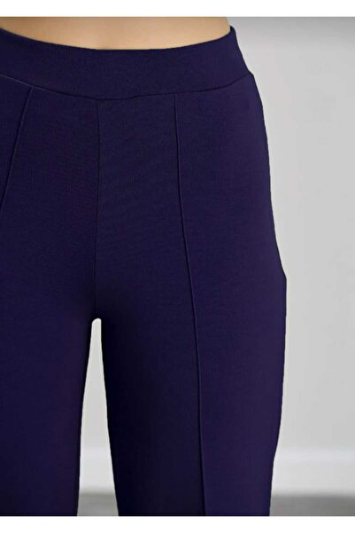 ECK MODA Women's Full Lycra Stretchy Modal Fabric Waistband with Laser Cut Palazzo Model Leggings Trousers