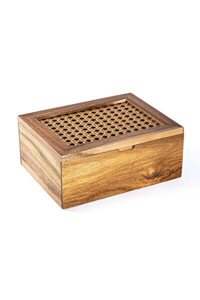 Tantitoni AKASYA AĞACI HAZERAN POŞET ÇAY KUTUSU 21X16CM