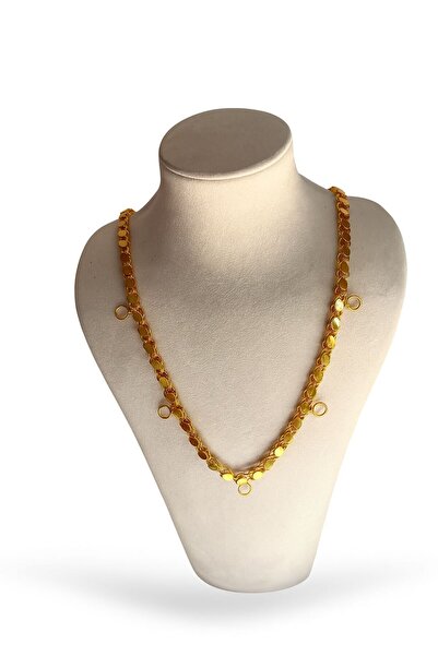 EMKSHOP Arpa Zincir Kolye Beşi Bir Yerde Kolye Altın Takılabilir Zincir