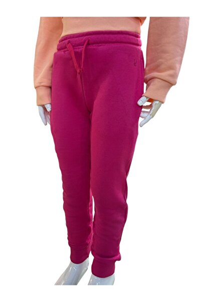 Benetton Girl's Fuchsia Jogger