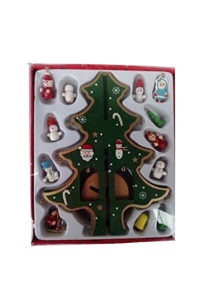 OEM Brad de lemn cu ornamente, pictat, dimensiuni: 22cm x 17cm