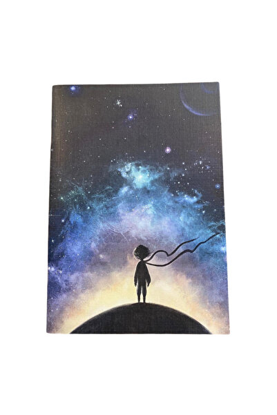 Dörtel Tedarik دفتر ملاحظات بدون خطوط بتصميم الأمير الصغير