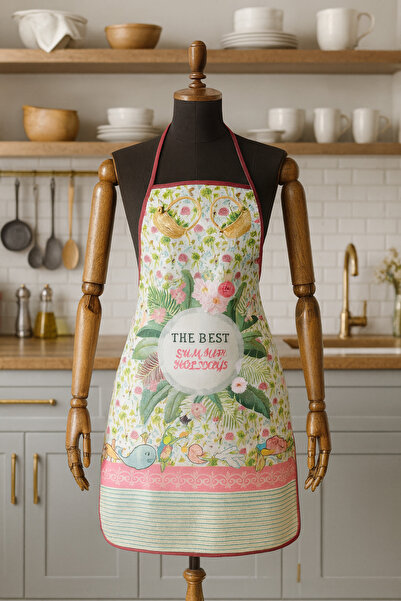 Limon Soft Dijital Baskılı Su Sıvı Geçirmez Leke Tutmaz Mutfak Önlüğü The Best