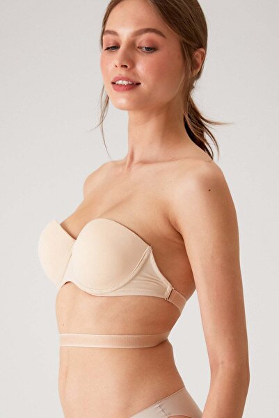 Pierre Cardin Women's 6622 Siena Unpadded Strapless Multi Function Bra Skin