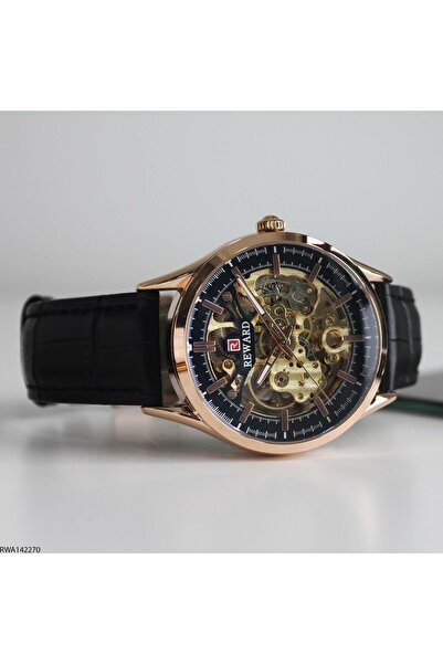 Reward Rwa142270 Leather Band Automatic Men's Wristwatch