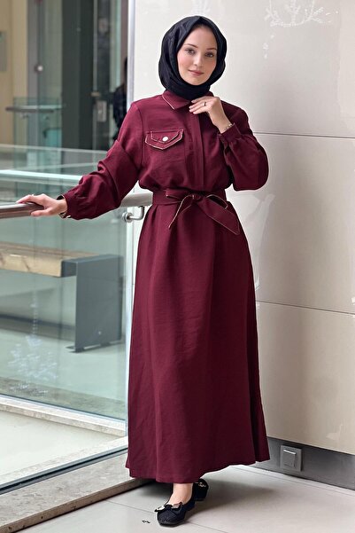 Nuss Varak Piping Detailed Dress