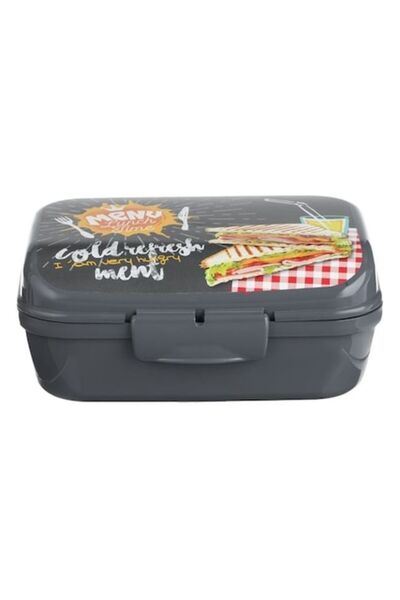 ANTBRO ® Lunch Time 1 L Food Container with Grey Lid