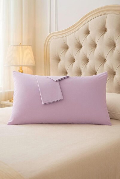 Lio20 2 Piece Pillowcase Set with Cotton Fabric Cover, Size 50 X 70 cm - Lilac