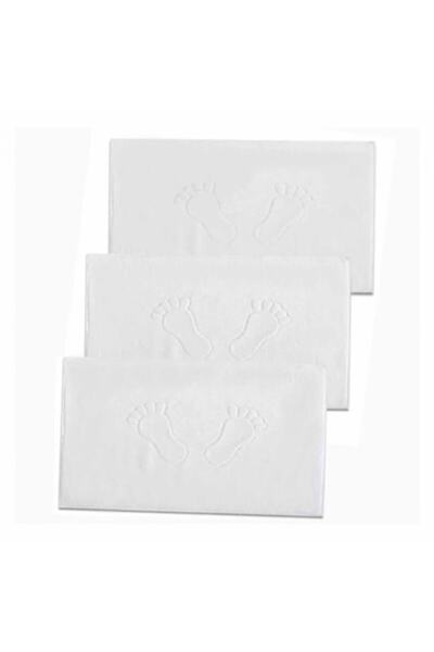 Prosoape Bianca Set 3 towels/foot mats Bianca 100% cotton foot print model 50x50 cm