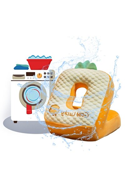 dalip 2-in-1 Microfiber Blanket and Foam Pillow Set, Bread Design, Brown, 1 x 1.7 m