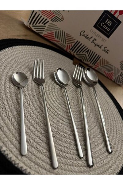 Perodia 30 Piece Serdivan Cutlery Set for 6 People