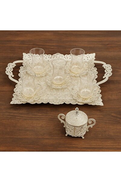 MASA Set of 6 cups with 6 cups saucers and a luxurious tray