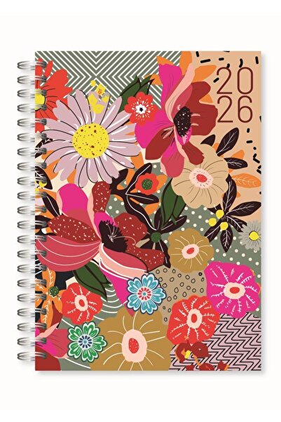 Lizy 2026 Spiralli 17x24 cm Günlük Ajanda MODEL-2