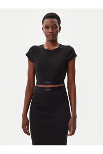 Calvin Klein Γυναικείο T-Shirt Εσωρούχων LV00QS7349 Μαύρο