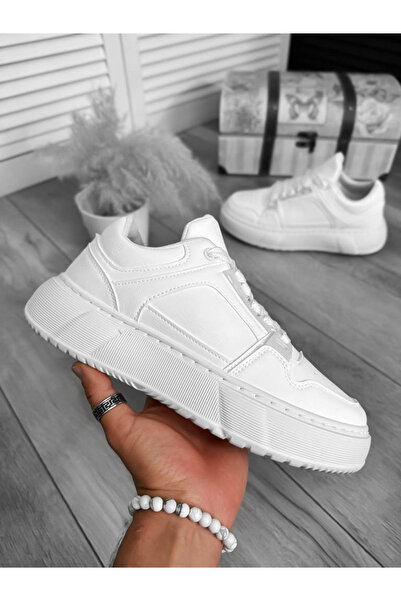 dehaine Casual Sneakers, high sole, M01, White