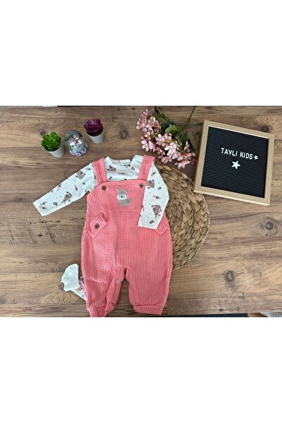 Baby Tavlı Kıds Nafitto Bebek Tulum Takımı 2 Parça – Body ve Tulum Seti