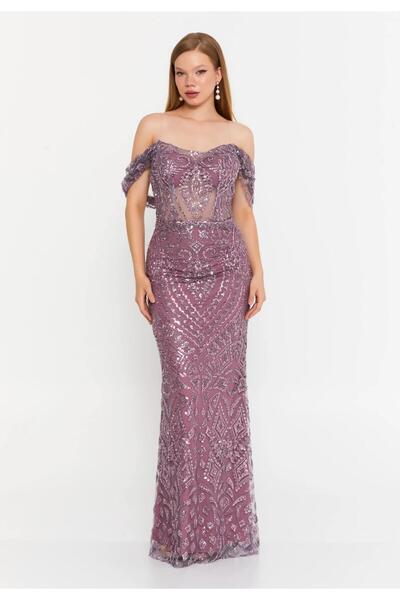 MAXXE 6139PAY PAYETLİ ELBİSE