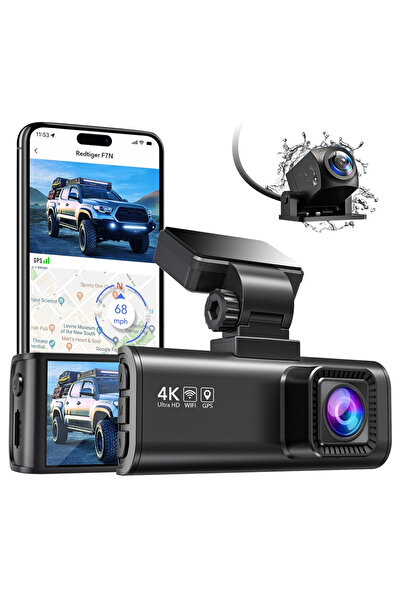 Red Tiger Camera auto de bord fata-spate REDTIGER F7N 4K+FHD