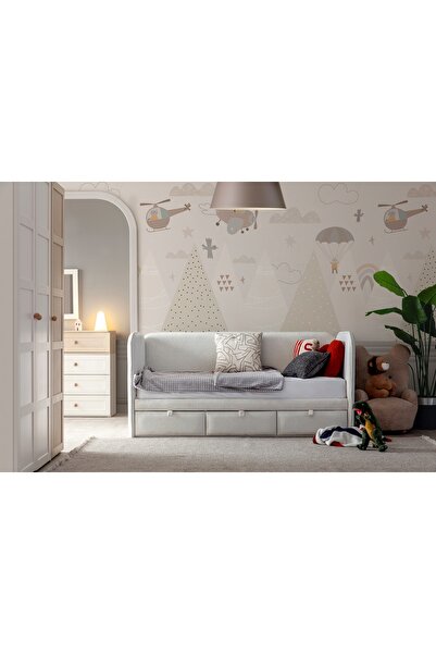 Vivense DÜNYA DÖŞEMELİ DİVAN, KREM, 90X190