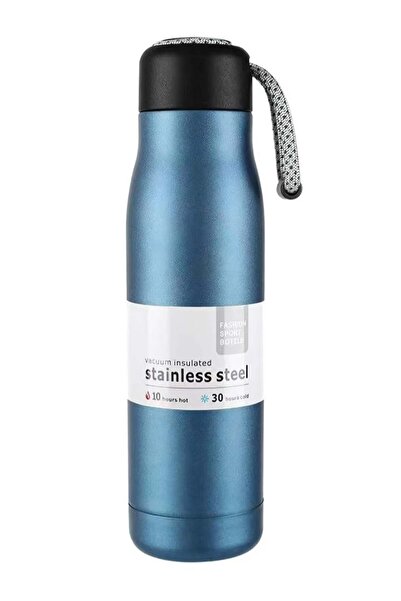 Bisbell Stainless Steel Water Bottle Double Wall Vacuum Insulated Wide Mouth Flask with Leakproof Po