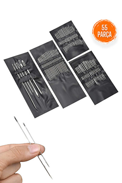 Fresh Moon İğne Seti 55 Parça Punch İğnesi Dikiş Nakış İplik Tamir Kit Hobi M...