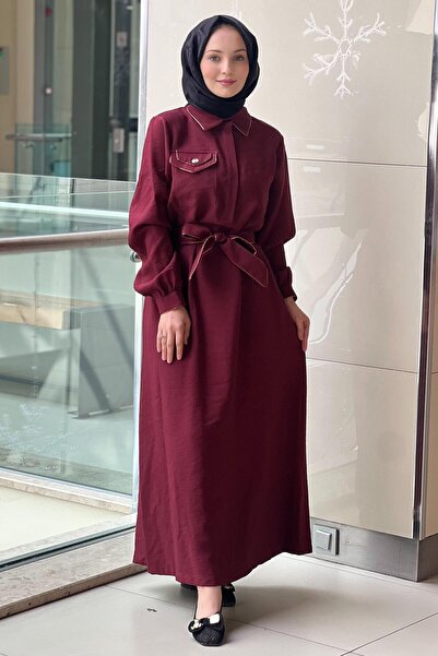 Nuss Varak Piping Detailed Dress