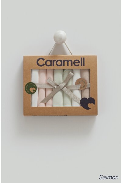 Caramell %100 Pamuk 7 li Ağız Mendili