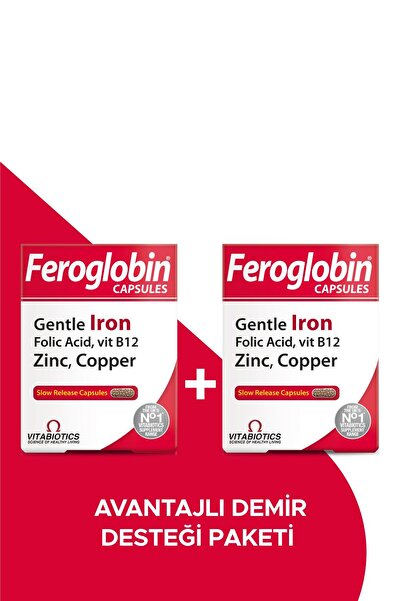 Feroglobin Capsules Avantajlı Demir Desteği Paketi