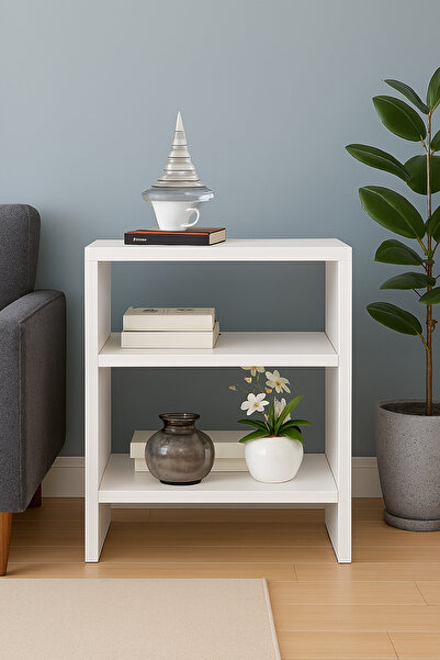 CKN MOBİLYA 105 Komodin Yan Sehpa Raf