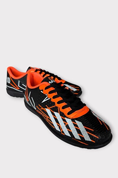 Liger Чоловічі футбольні бутси для гри на штучному покритті ЧОРНИЙ ОРАНЖЕВИЙ