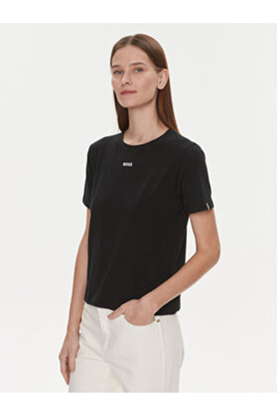 BOSS Tricou damă 50510322 negru