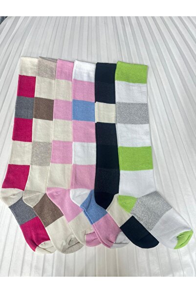 erceys Șosete colorate pentru fetiță, 6 perechi, din bumbac