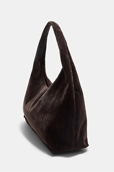 Stradivarius Soft textured shoulder bag