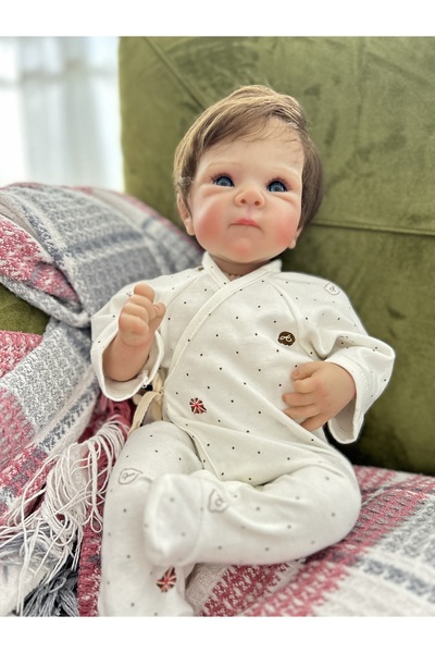Rosaland0 Gerçekçi Oyuncak Bebek - 49 cm