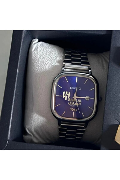 Casio Men's watch with crescent logo design