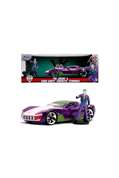 Jada Chevy Corvette Stingray 2009 și Joker - 1/24