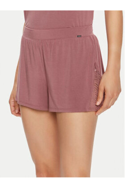 Calvin Klein Γυναικεία Πυτζάμα Σορτς Εσώρουχα 000QS7190E Ροζ