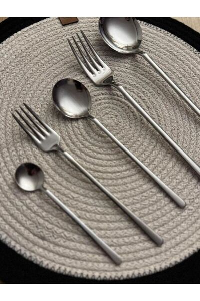 Perodia 30 Piece Serdivan Cutlery Set for 6 People