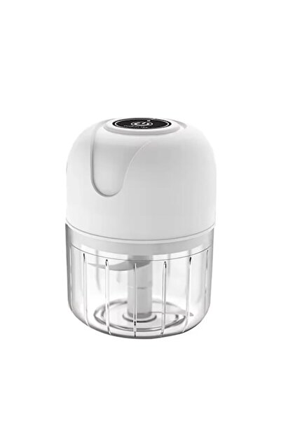 dalimag Mini tocător electric portabil fără fir, 250 ml, lame din oțel inoxidabil, ideal pentru usturoi și legume