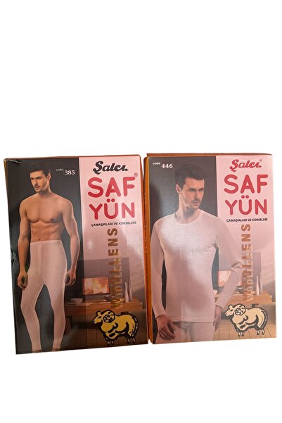 QULAT Ανδρικό αυθεντικό μάλλινο κοστούμι SAFYÜN με μακριά κάλτσες από μαλλί α...