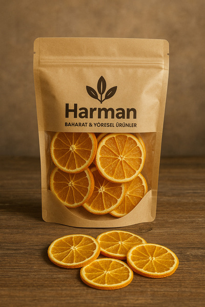 HARMAN Kuru Portakal 200 gr | Çay, Kahve, Kokteyl ve Dekorasyon İçin