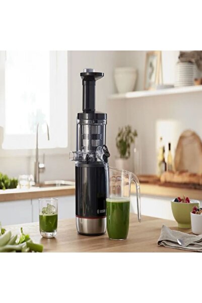 Bosch Slow Juicer Solid Fruit Extractor 150 W Black, Stainless Steel - Uzunkaya Home Kitchen Scale Gift