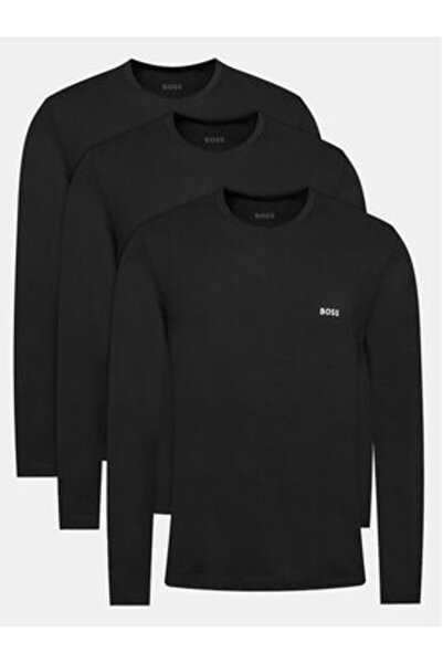 BOSS Men's Set of 3 longsleeves 50492321 Black