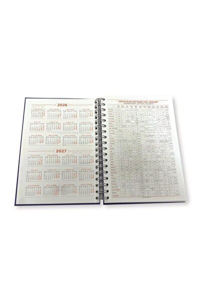 Lizy 2026 Spiral Bound 17X24 cm Daily Planner Model-3